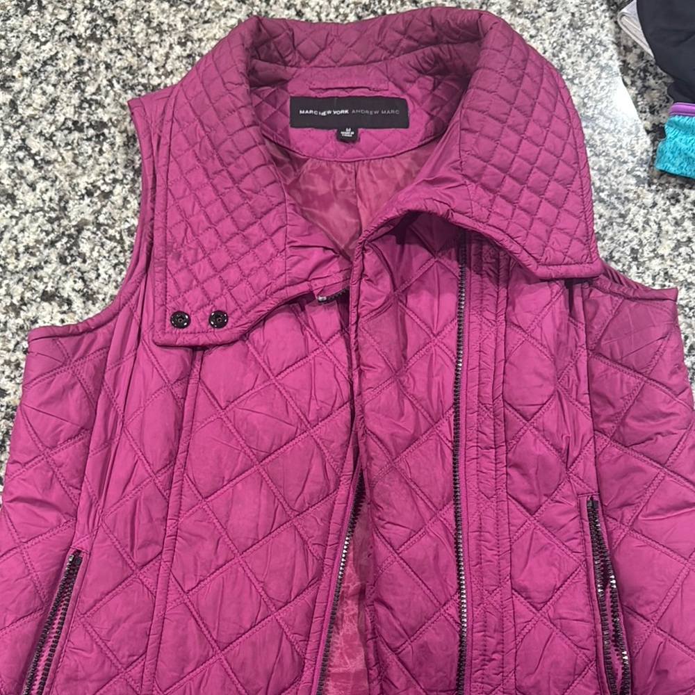 Marc New York Women's Quilted Vest - Purple